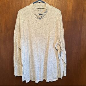 Croft & Barrow Mock Neck Long Sleeve Tee